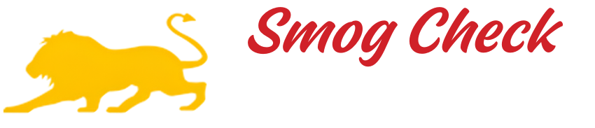 Smog Check Rancho Bernardo Logo White Text